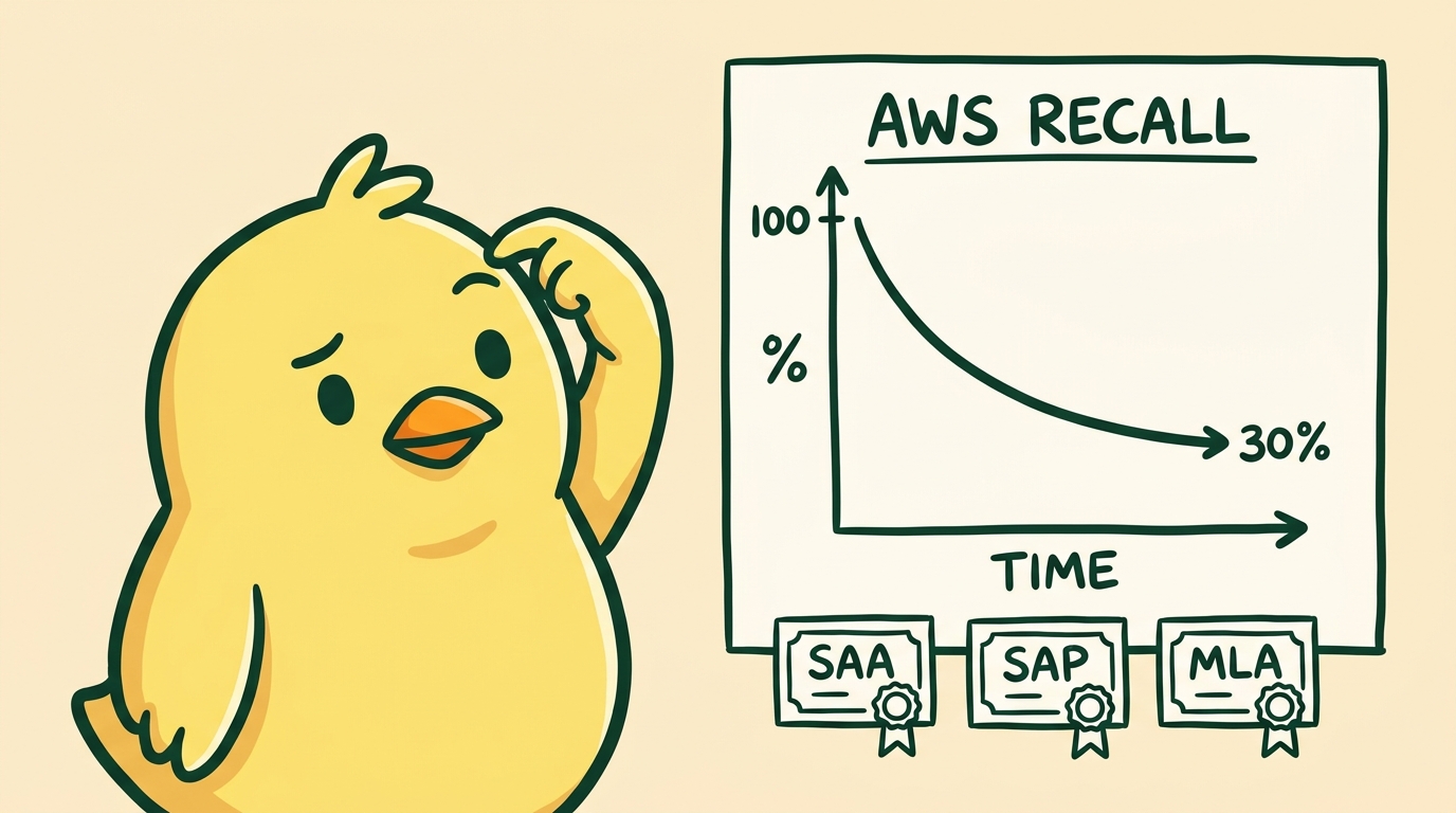 The AWS Forgetting Curve: Why You Lose Half By Renewal Time