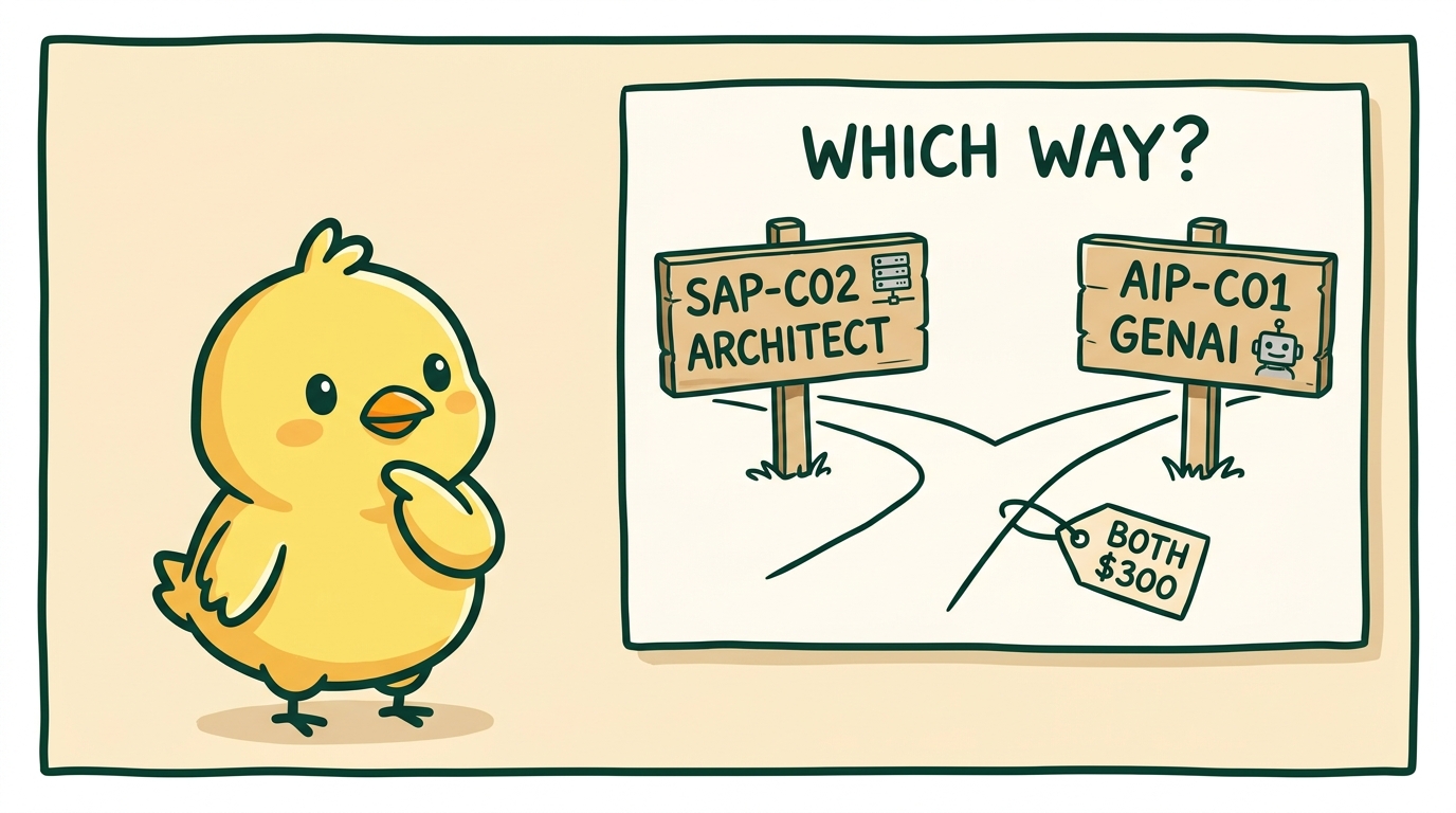 AWS SAP-C02 vs AIP-C01: Which Pro Cert to Chase First