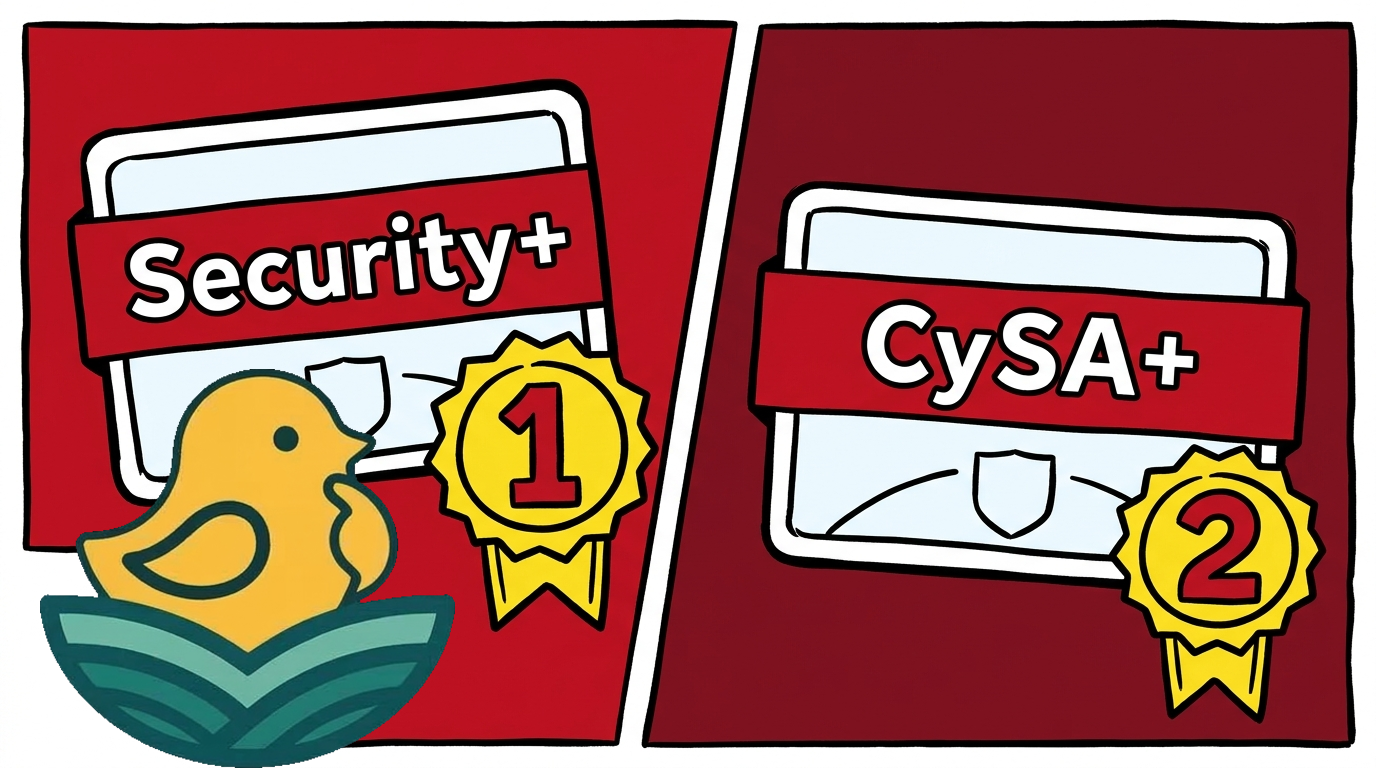 Security+ or CySA+ first? The job ads disagree with the study subs.